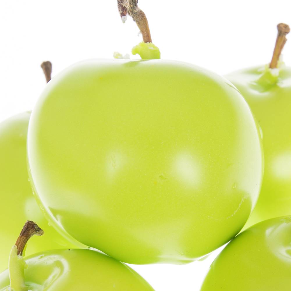 Apfel grün mint Wachs D5cm