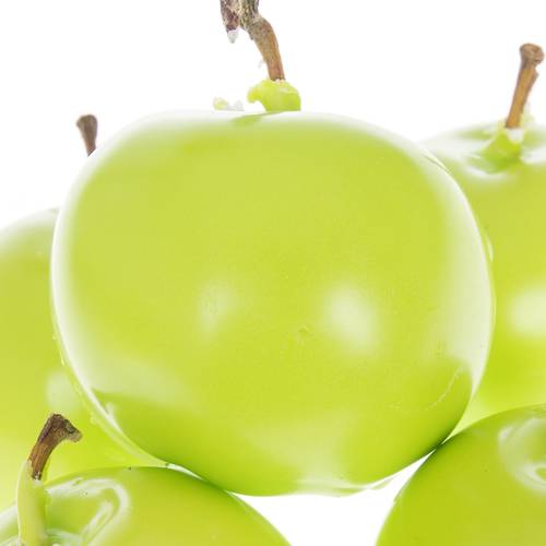 Apfel grün mint Wachs D5cm