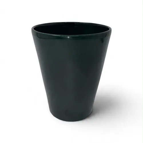 Keramik Übertopf Calypso dunkel grün D13cm H15cm