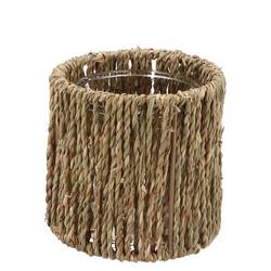 Glas Vase Inca natur D12cm H12cm