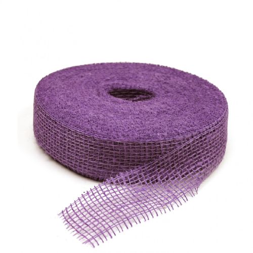 Band Jute lila 50mm 40m