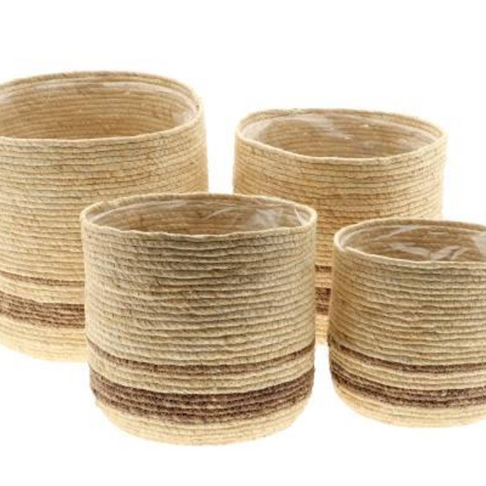 Korb Finn 4/Set braun D33cm H32cm