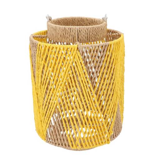 Laterne Gaby gelb 25x36cm