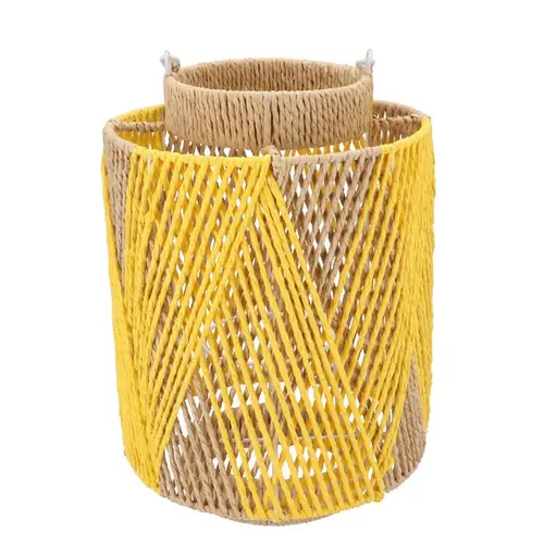Laterne Gaby gelb 25x36cm