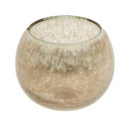 Glas Teelicht Varane kupfer D13cm H12cm