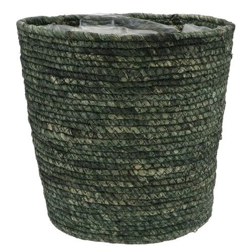 Korb Seegras Stroh grün D28cm H28cm