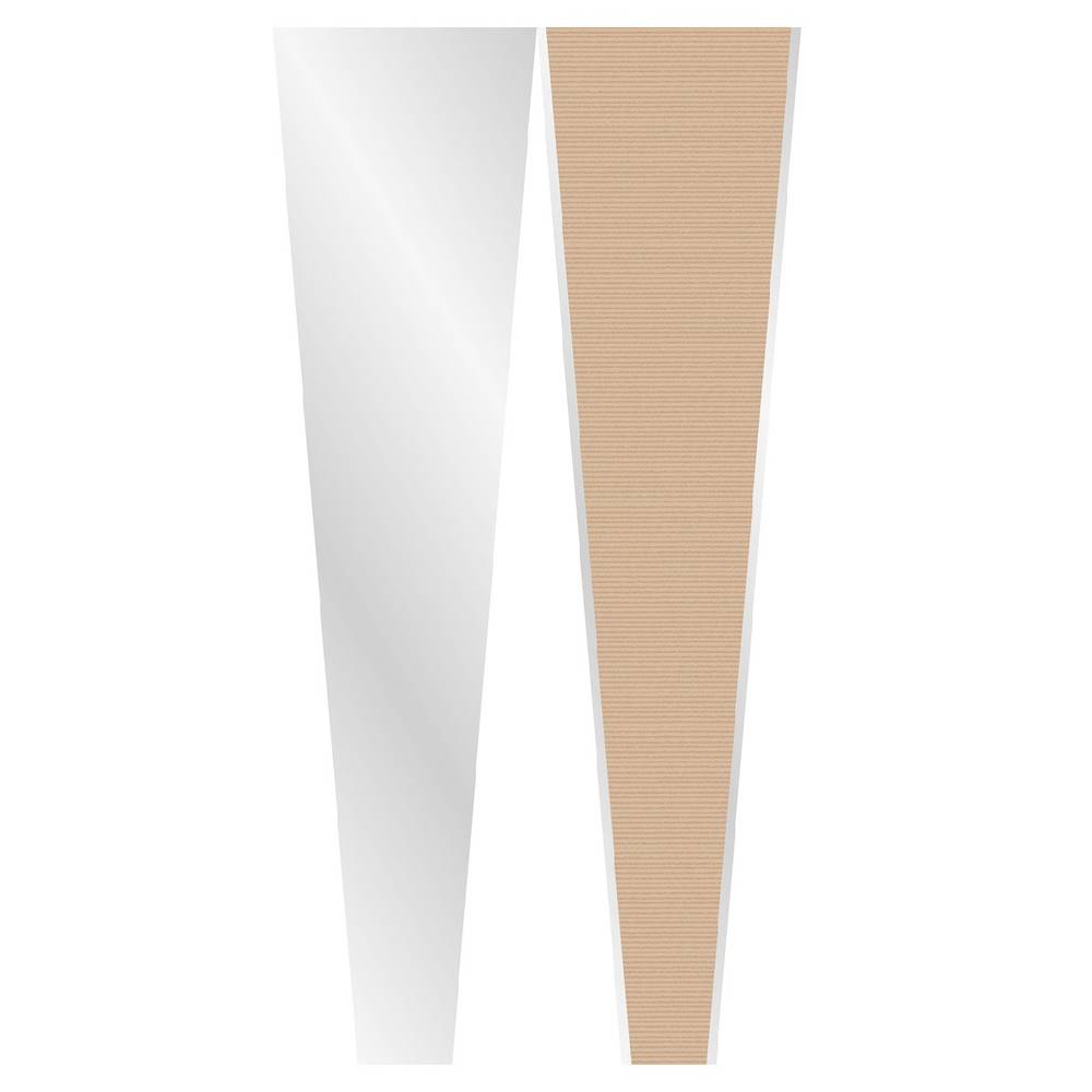 Tüte 1Rose hell braun 60x14x05cm x50