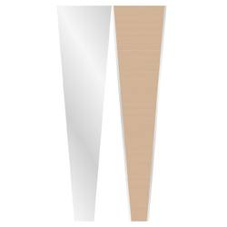 Tüte 1Rose hell braun 60x14x05cm x50