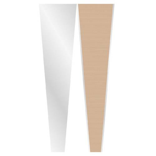 Tüte 1Rose hell braun 60x14x05cm x50