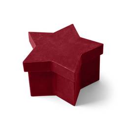 Hatbox Noëlle rot 16x10.5x09cm