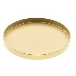 Melamine Teller gold D22cm H02cm