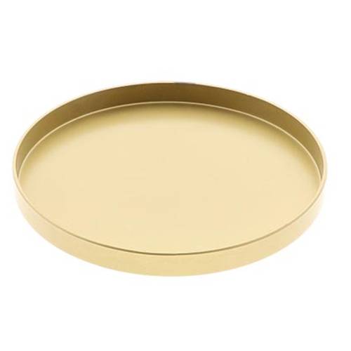 Melamine Teller gold D22cm H02cm