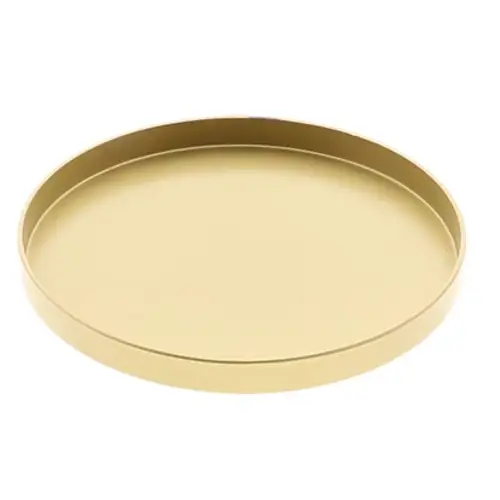 Melamine Teller gold D22cm H02cm