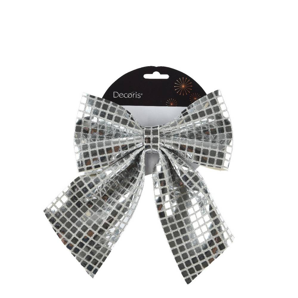 Schleife silber 20x24cm