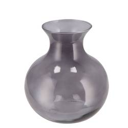Glas Vase Mira Smoke Cone Neck D20x20x21cm