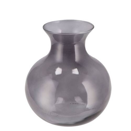 Glas Vase Mira Smoke Cone Neck D20x20x21cm