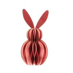Osterhase faltbar rot D09.5cm H20cm