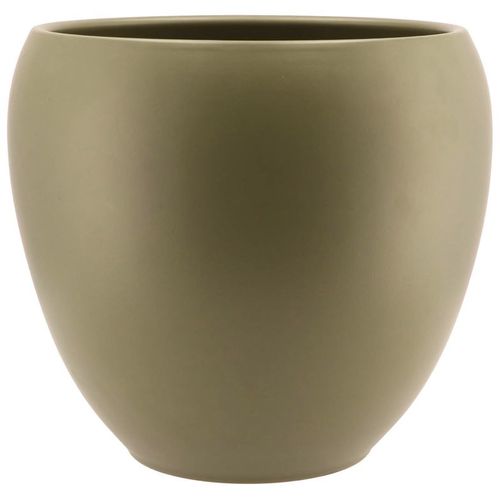 Keramik Übertopf Vinci olivgrün D31cm H28cm