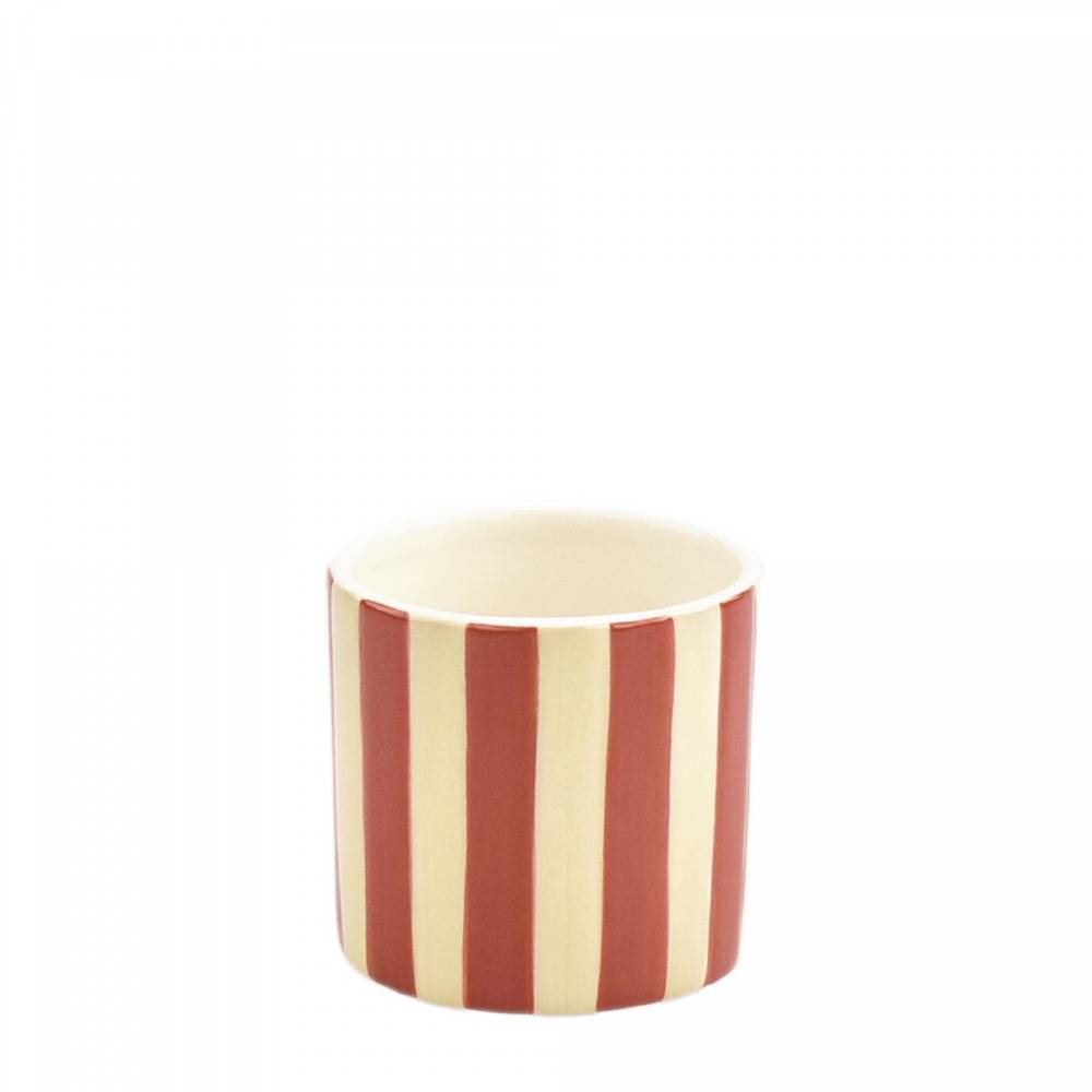 Keramik Übertopf Zylinder Circus D07cm H07cm