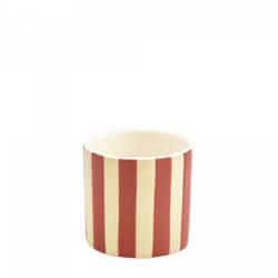 Keramik Übertopf Zylinder Circus D07cm H07cm