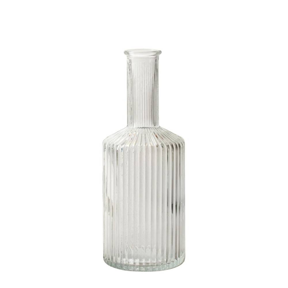 Glas Flasche Margje D02/08cm H21cm