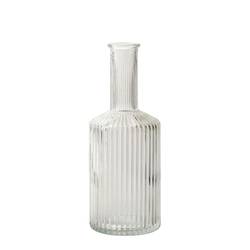 Glas Flasche Margje D02/08cm H21cm