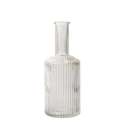 Glas Flasche Margje D02/08cm H21cm