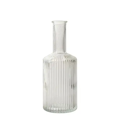 Glas Flasche Margje D02/08cm H21cm