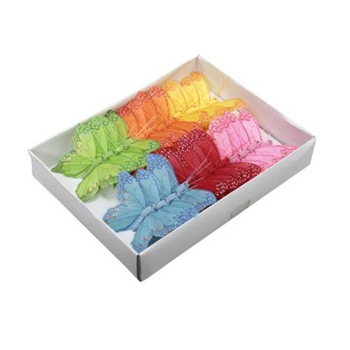 Schmetterling auf Draht mix D08cm x24