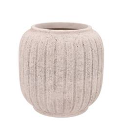 Beton Übertopf weiss 24×24×25cm