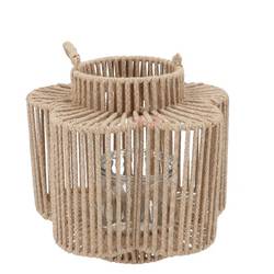 Laterne Cruz Blume Sand 12x23x24cm