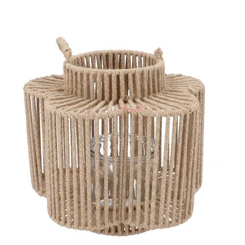 Laterne Cruz Blume Sand 12x23x24cm