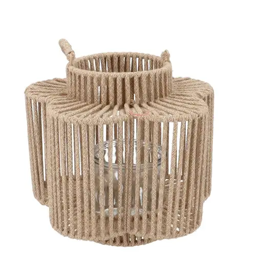 Laterne Cruz Blume Sand 12x23x24cm