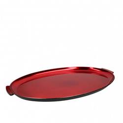 Melamine Schale rot 38x31x02cm