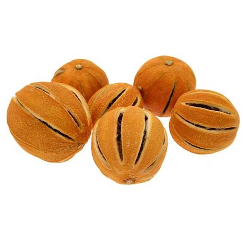 Trocken Apfelsinenfrüchte orange D04cm 200gr