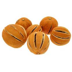 Trocken Apfelsinenfrüchte orange D04cm 200gr
