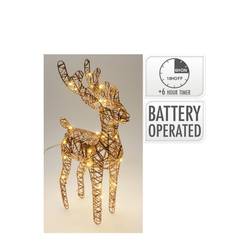 LED Rentier gold 25L 20x07x34cm