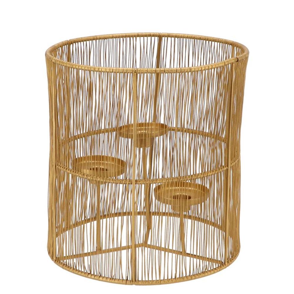 Teelichthalter Ariana 3 L Gold