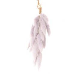 Hänger Lagurus Spule lila D12cm H20cm
