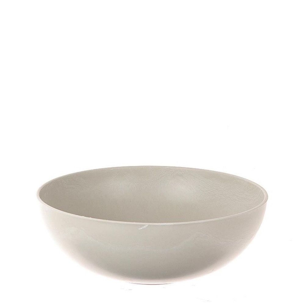 Melamine Schale hellgrau D25cm H9cm