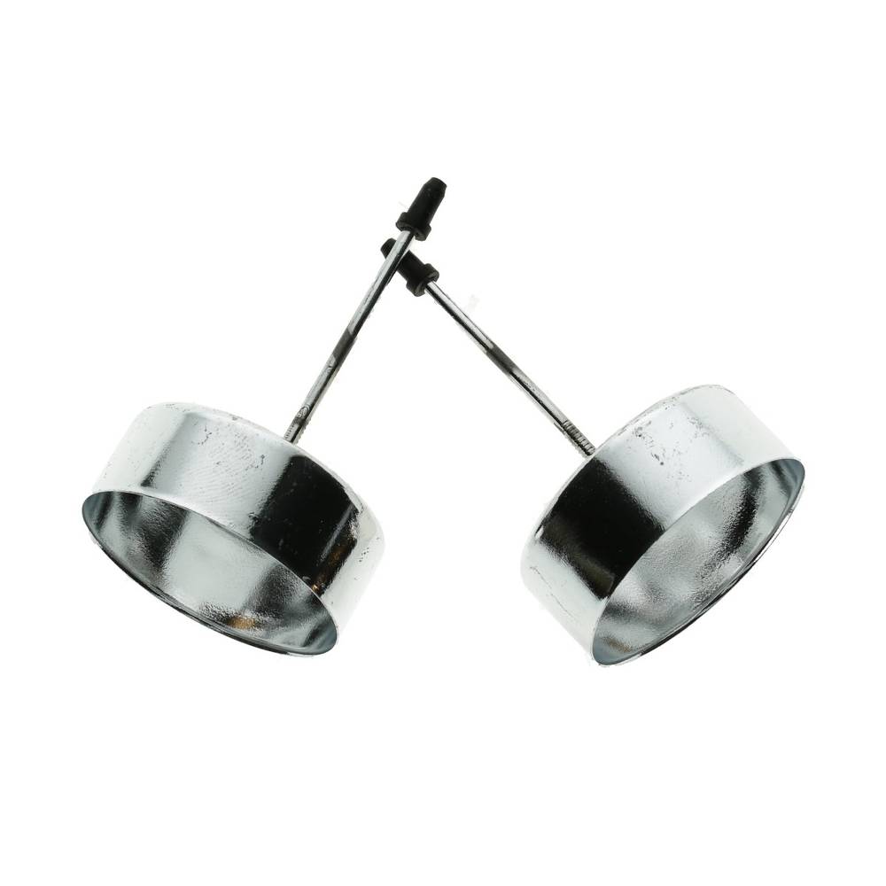 Teelichthalter silber D04cm H05cm x4