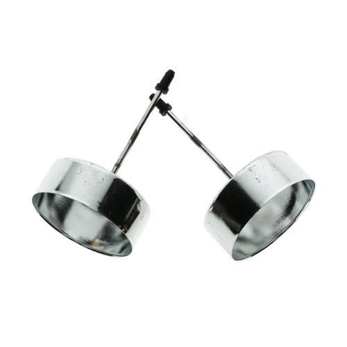 Teelichthalter silber D04cm H05cm x4