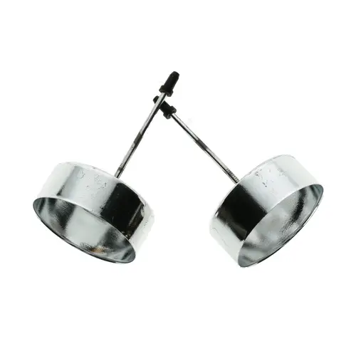 Teelichthalter silber D04cm H05cm x4