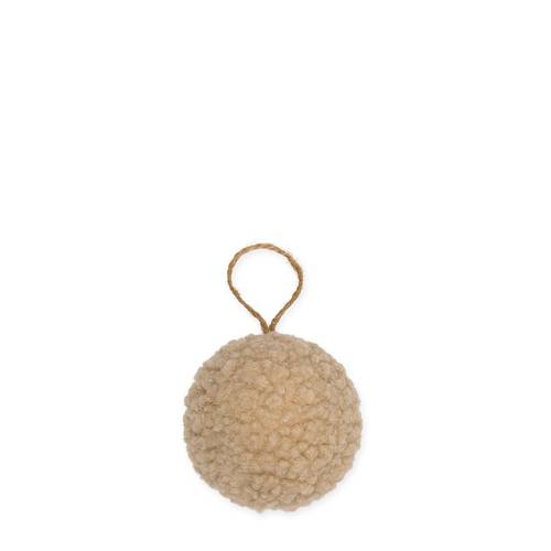 Hänger Weihnachtskugel Teddy creme D07cm