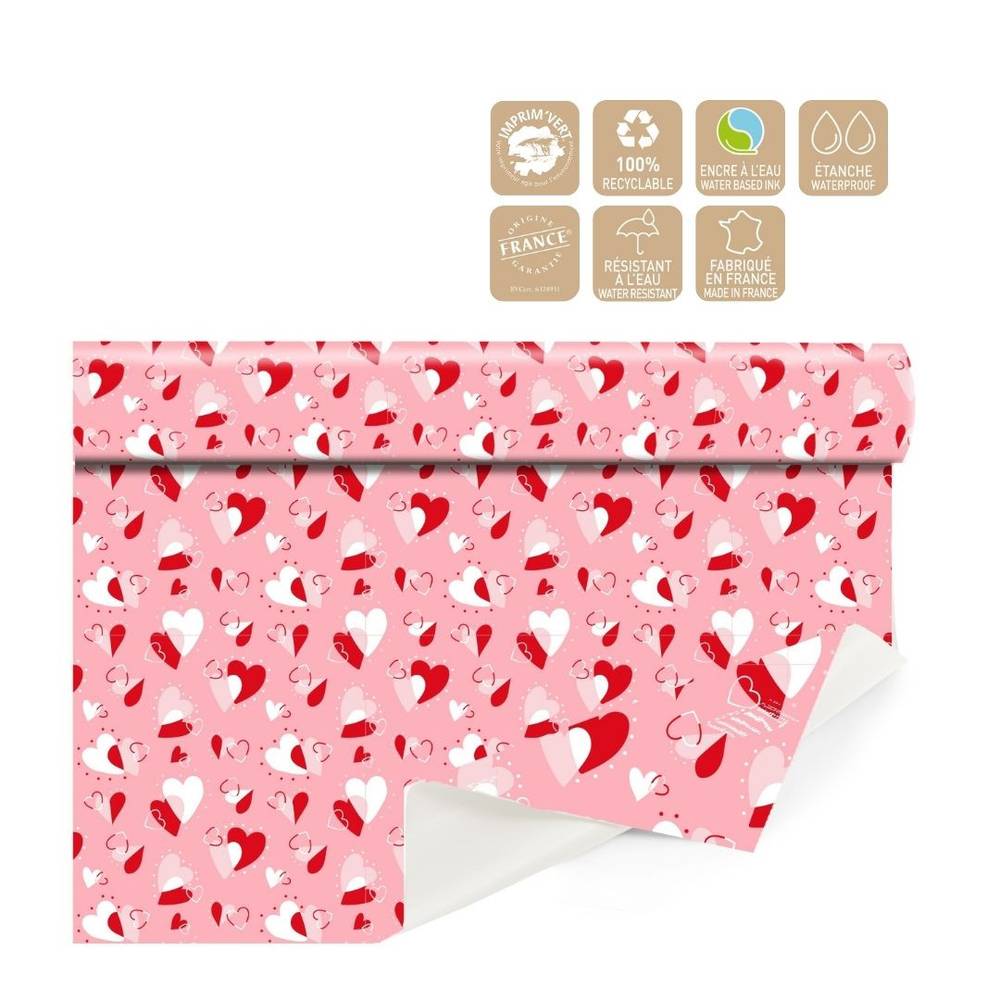 Folien Rolle 80cm Flamme rosa 40m