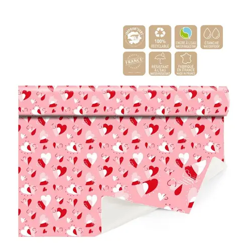 Folien Rolle 80cm Flamme rosa 40m