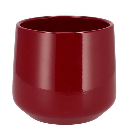 Keramik Übertopf Berlin rot D18cm H18cm