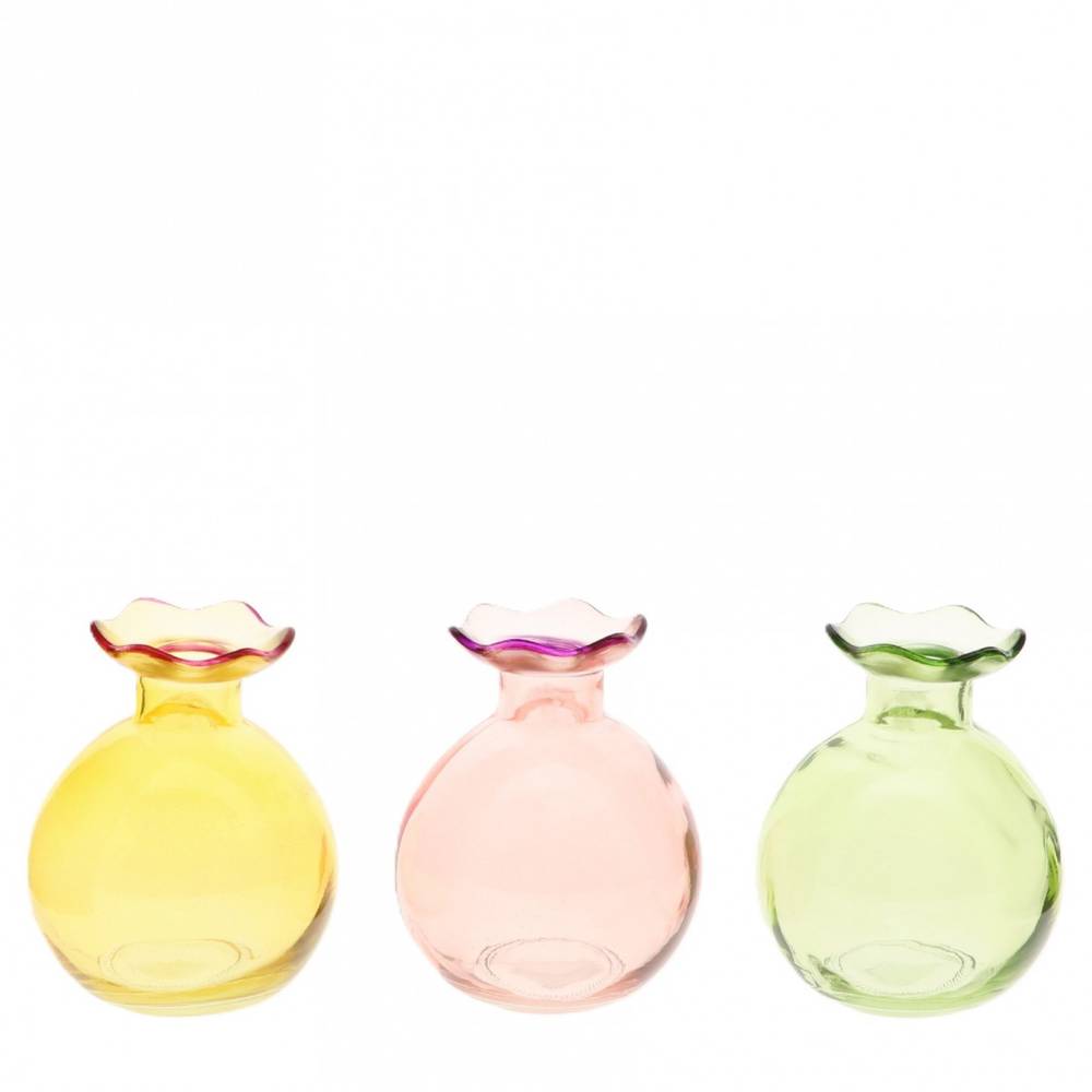 Glas Vase Blossie mix D09.cm H11cm