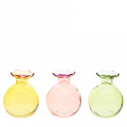 Glas Vase Blossie mix D09.cm H11cm
