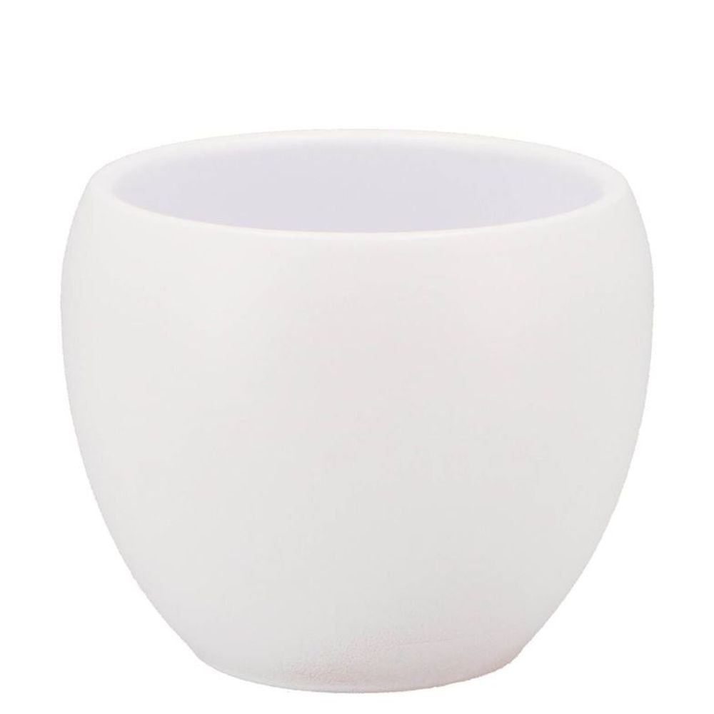 Keramik Übertopf Vinci weiss matt D14cm H11cm